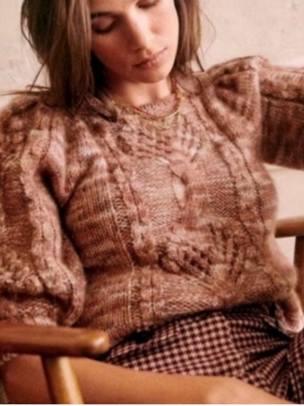 Sezane guilia mohair jumper